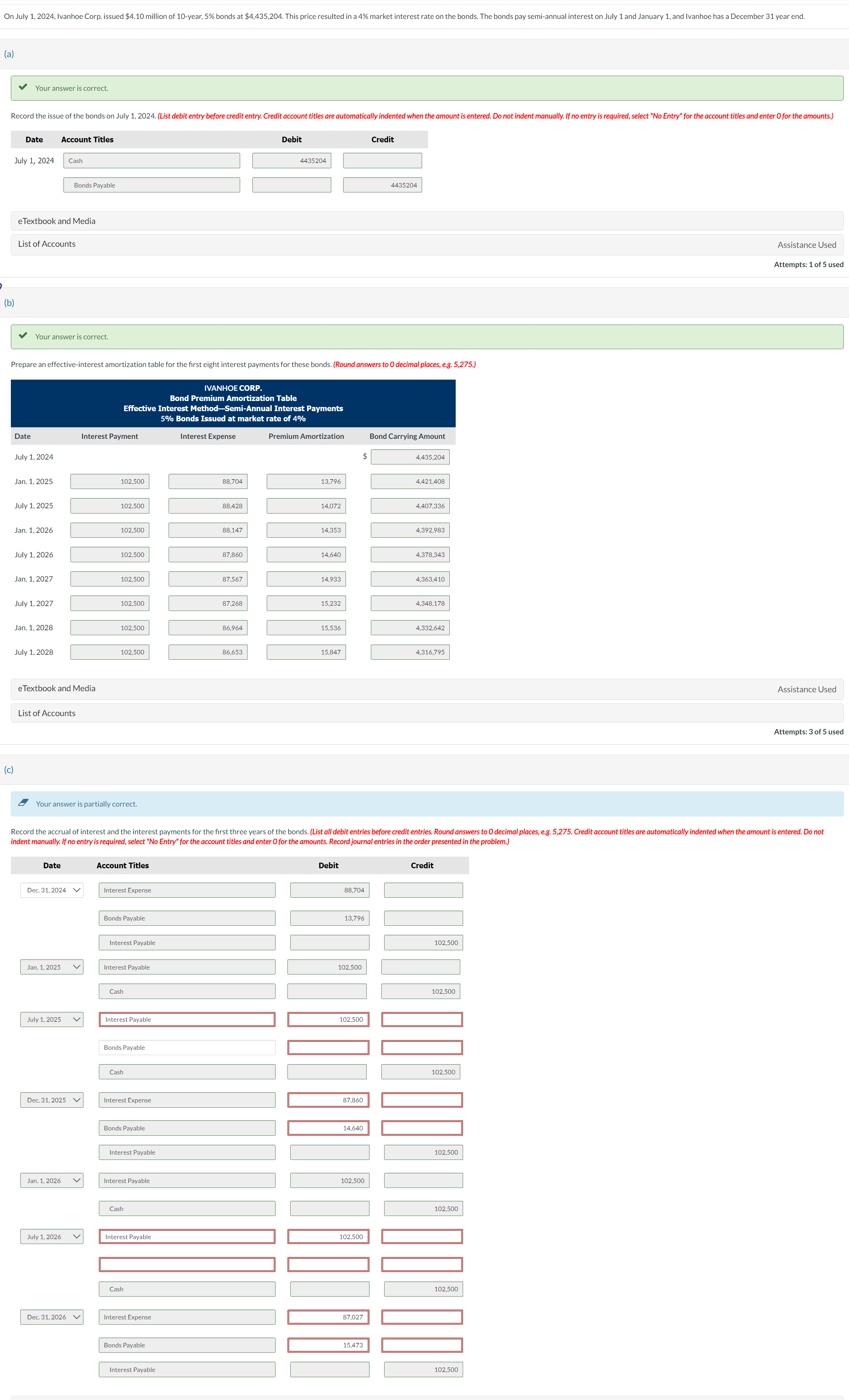 CH. 15 4- (C) PLEASE SOLVE FOR C AND SHOW WORK. (a)