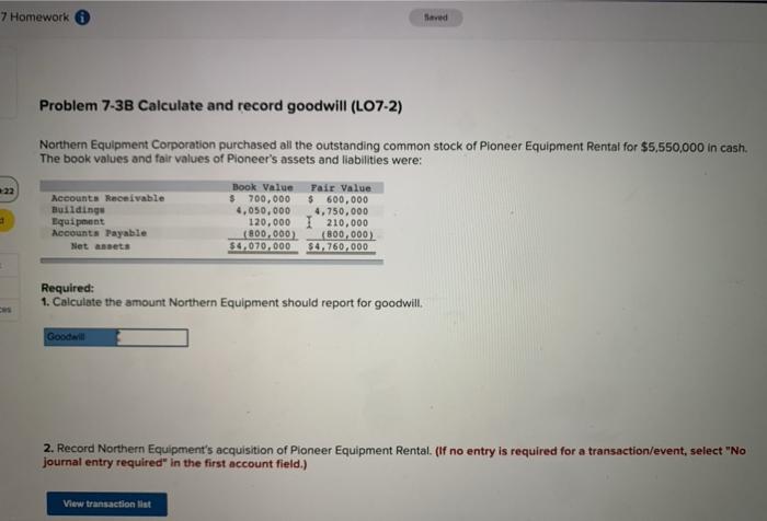 (L07-1) 10 points The Italian Pizza Company purchased land as a factory