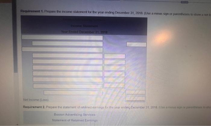 on the icon to view the adjusted trial balance). Read the Eavirement