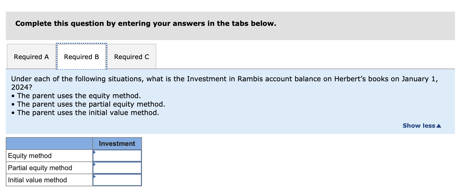 of $17,400 results from this transaction. On the date of the takeover,