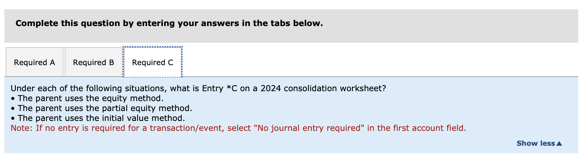 Herbert reported retained earnings of $487,000, and Rambis reported a $288,000 balance.
