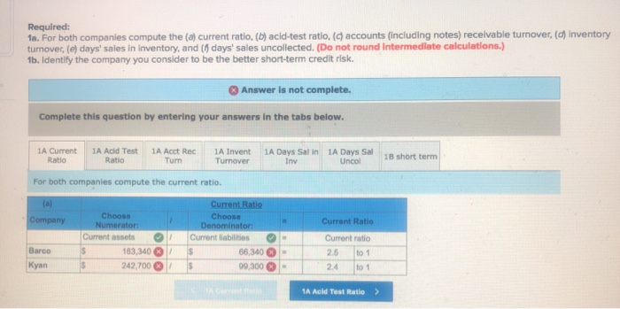 {The following information applies to the questions displayed below) Summary Information from