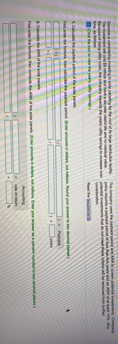 Year 5.... $ ar pan Year 6. $ s a percent 1.