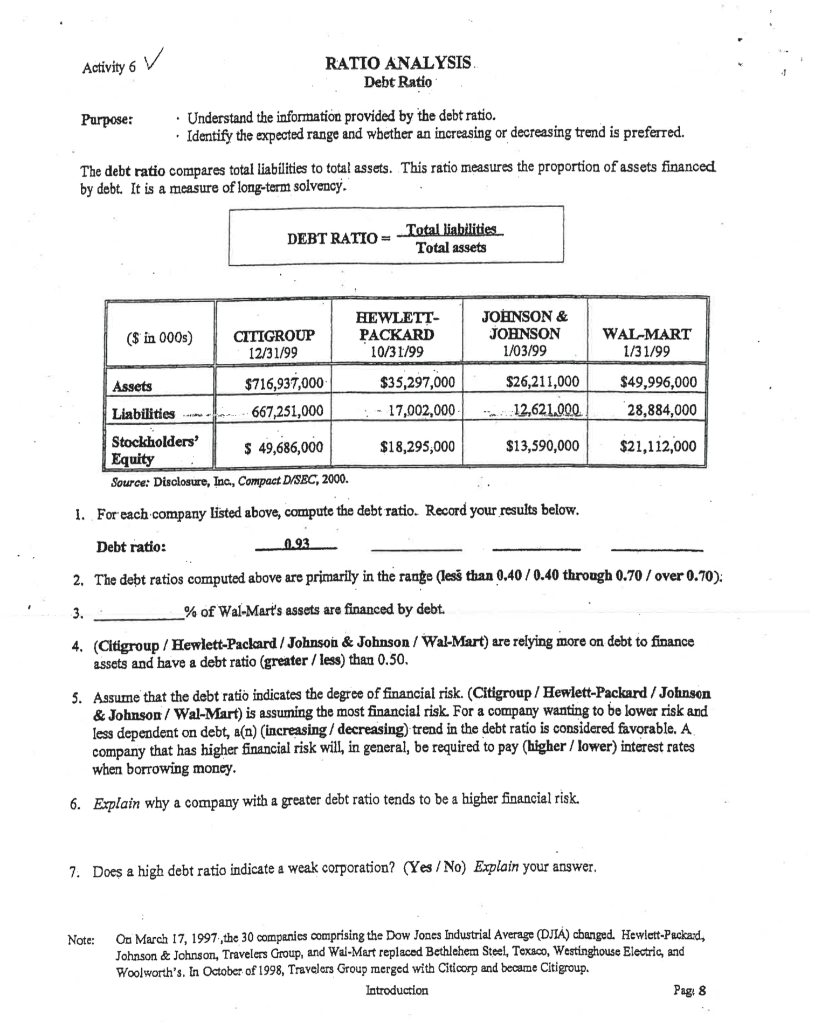 I need help with 5-7. I already have 1-4. Please refer to