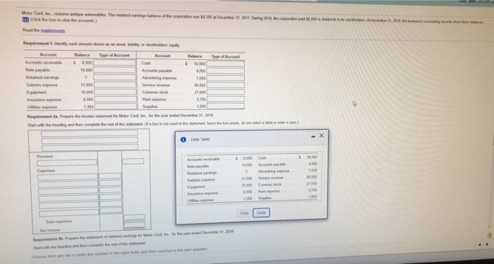 i need help with this question... the data table shows what should