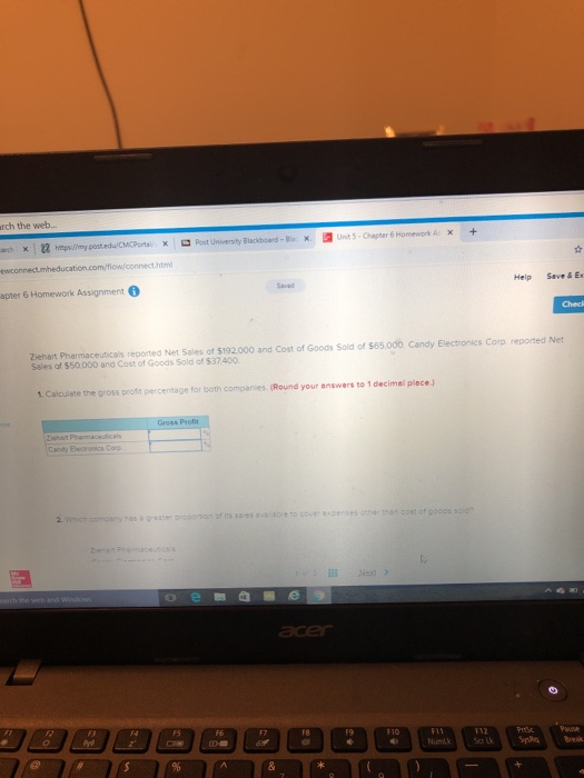  arch the web... Unit 5 Chapter 6 Homework A D X