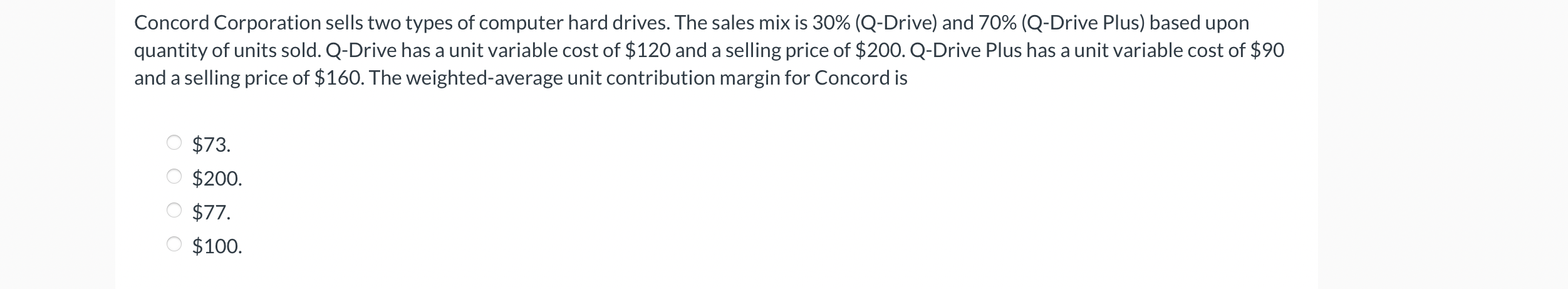 Bramble Corp. has sales of $1800000, variable costs of $900000, and fixed