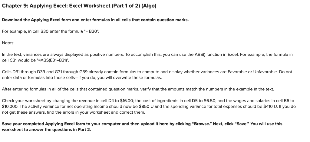  FOR EVERY QUESTION MARK, PLEASE SHOW CELL FORMULAS (EX. =B6+B7) Thank