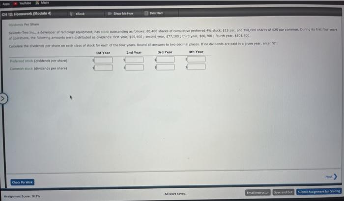  AY MADE CH : Homework (Module 4) book Show Me How