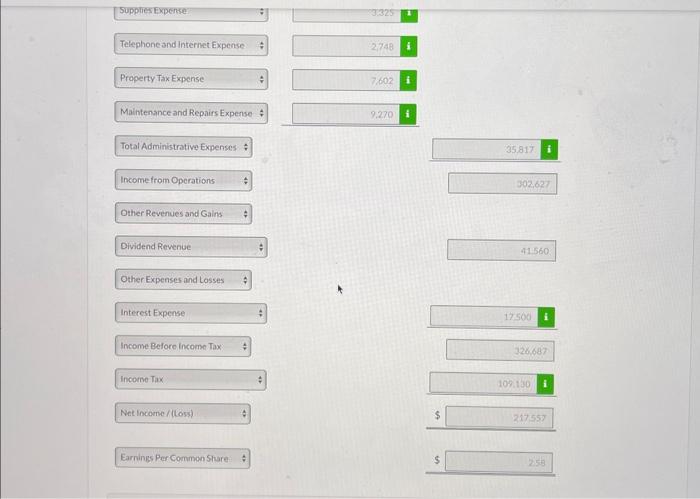 80,550 shares of commonstock outstanding CONCORD CORPORATION Retained Earnings Statement For the