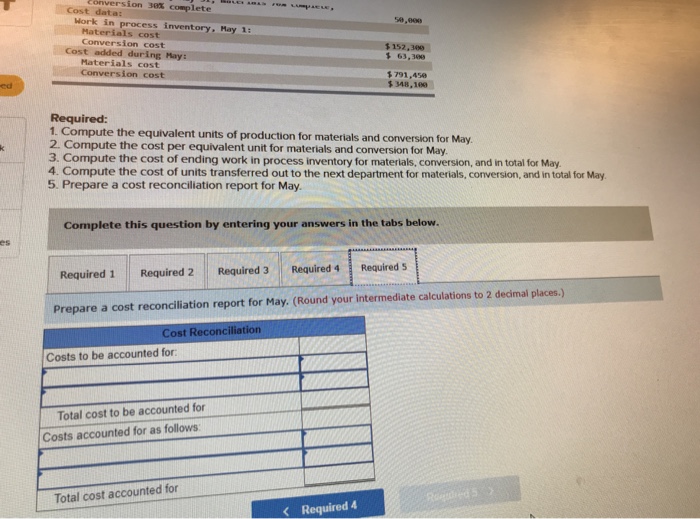transferred out Pounds in process, May 31; materials 78% c lete; 90,880