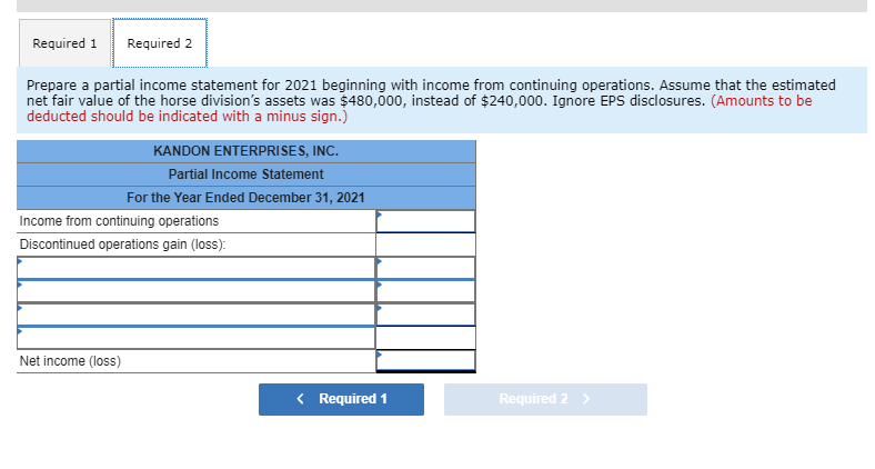 Enterprises, Inc., has two operating divisions, one manufactures machinery and the other