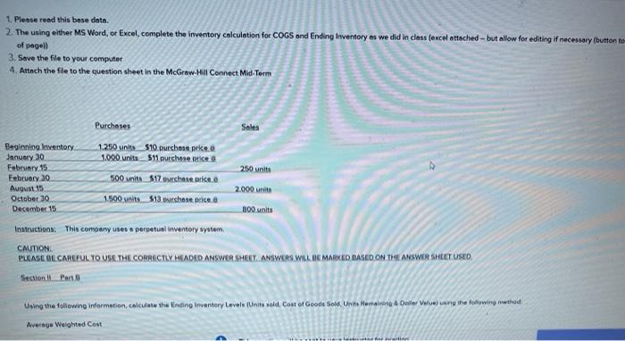  Please read this base date 2. The using either MS Word,