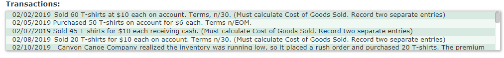 believe the first transaction for 02/02/2019, (Cash, Accounts Receivable) in the "General