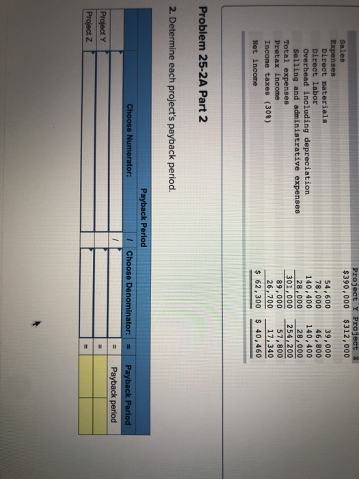 P1, P2, P3 (The following information applies to the questions displayed below