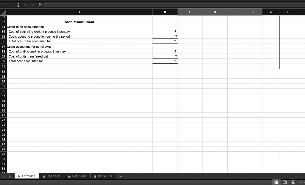 1 Chapter 4: Applying Excel Name: 2 3 Data 4 Beginning work