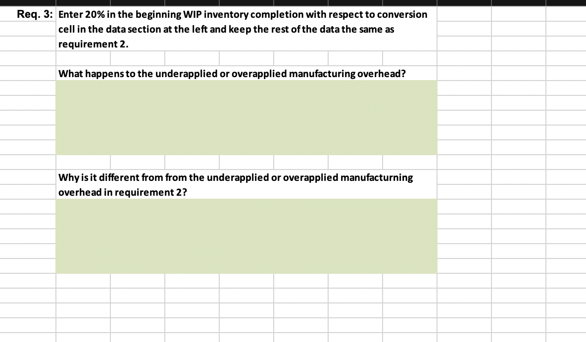 in the beginning work in process inventory: 9 Materials cost $9,600 10
