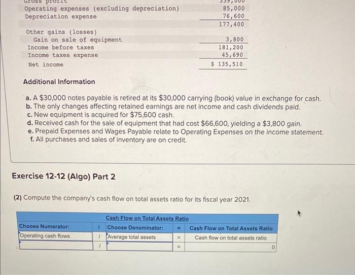 affecting retained earnings are net income and cash dividends paid. c. New