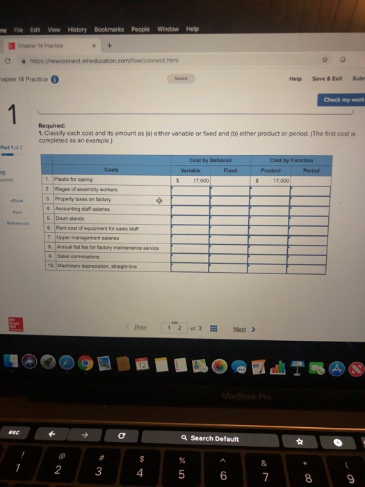 Practice Check n Required information (The following information applies to the questions