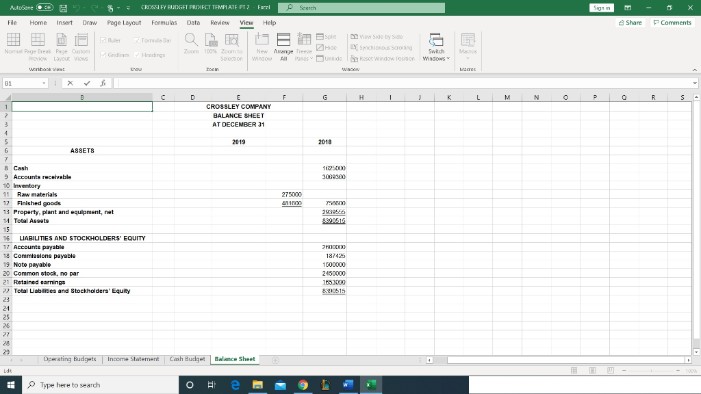 C - BALANCE SHEET NOTE: If you cannot get your balance sheet
