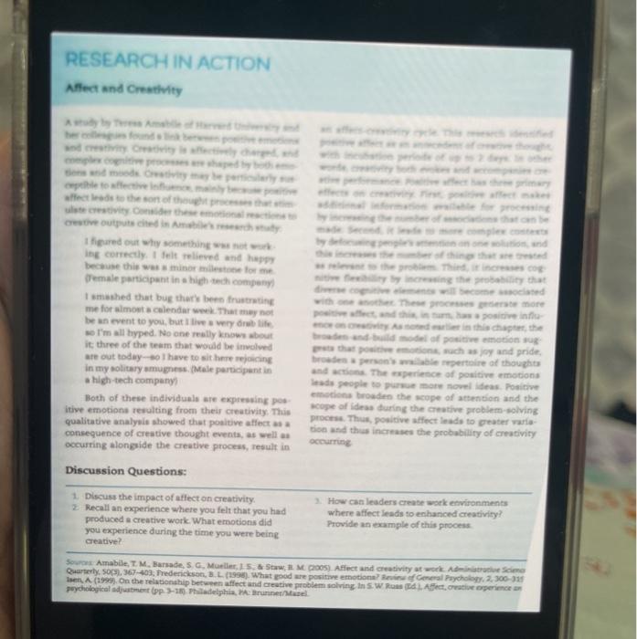 from your list and describe why it could be the most important