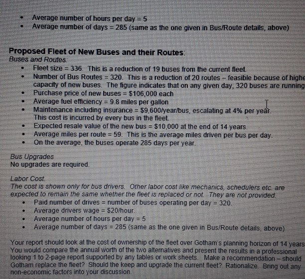 School Board wants to replace the entire fleet with new buses. They