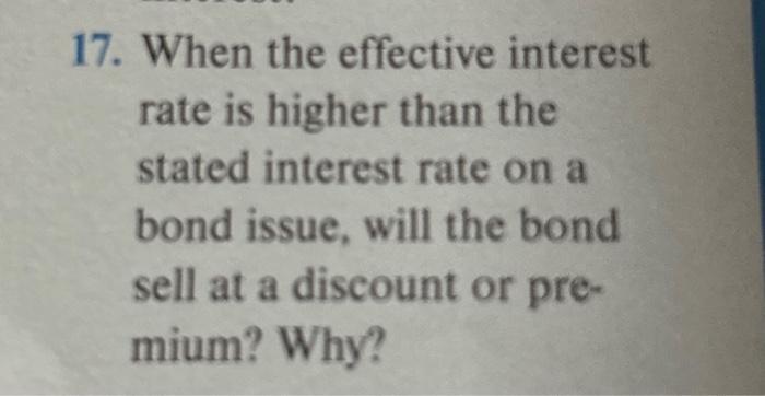 stated interest rate on a bond issue, will the bond sell at