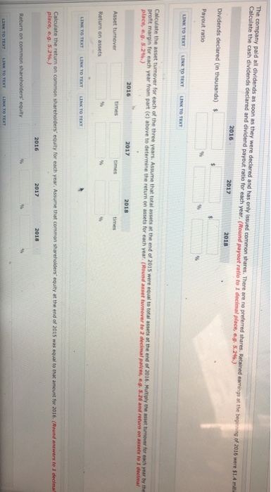 LTD. Statement of Financial Position December 31 (in thousands) 2018 2017 2016
