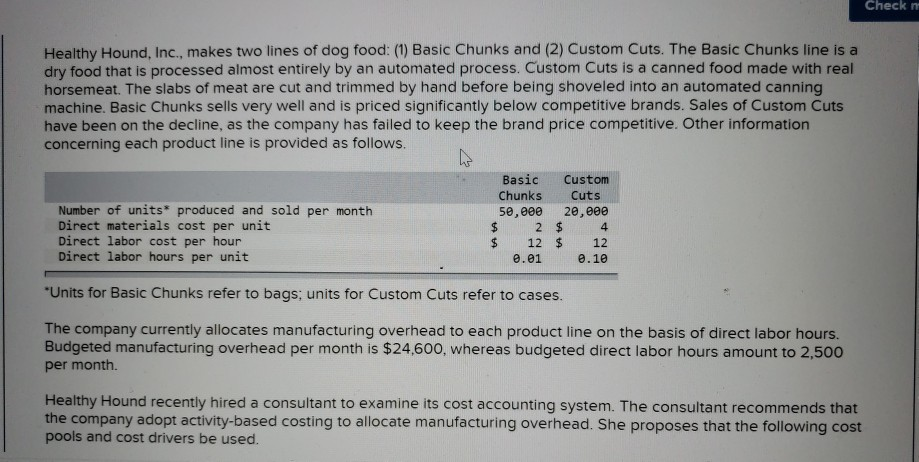 Parts A, B, C, D, E. Use info in tables for