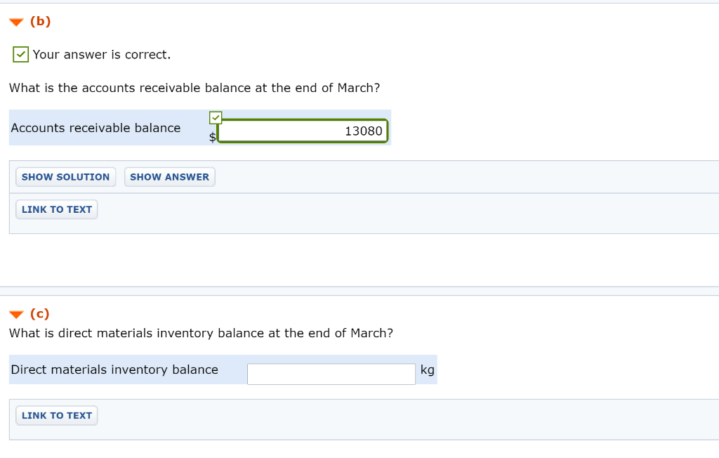 Problem 10-39A (Part Level Submission) The controller of Harrington Company estimates sales