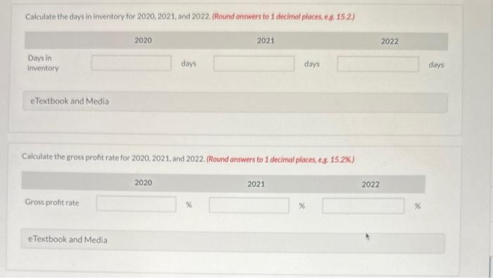 PepsiCo, Inc, for 2020, 2021, and 2022. Calculate the imventory turnover for