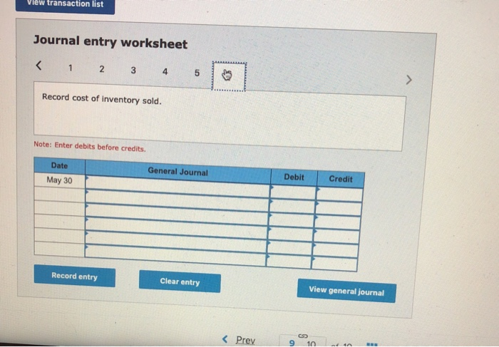 May 5 Returns books with a cost of $300 to Readers because