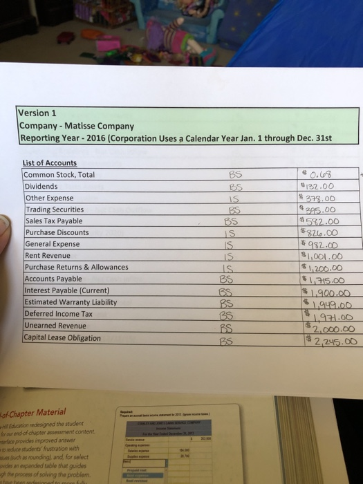  i need the income statement and balnce sheet only....please help!!! Version
