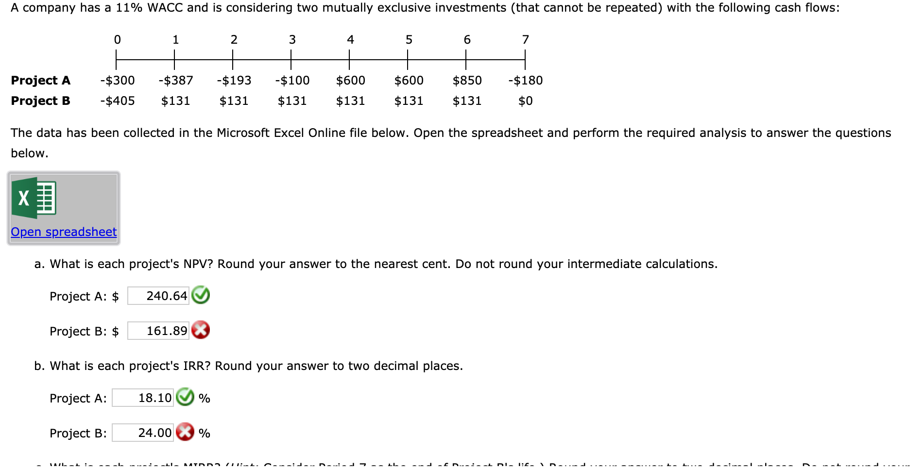 Calculations: 17 IRRA #N/A #N/A 18 #N/A 19 IRRE 20 21 Project