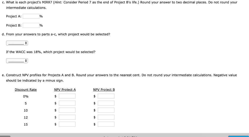 MIRR Calculations: 22 MIRRA #N/A 23 Alternatively, MIRR, can be calculated as: