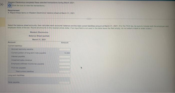 : (Ciick the con to view the transactions.) Requirement 1. Report these
