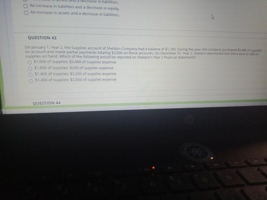 141 [The following information applies to the questions displayed below) A company's