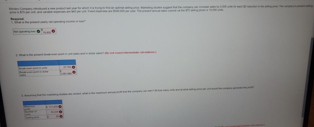 CAN YOU PLEASE CLEARLY WRITTEN HELP ME SOLVE THIS PROBLEM Minden Company