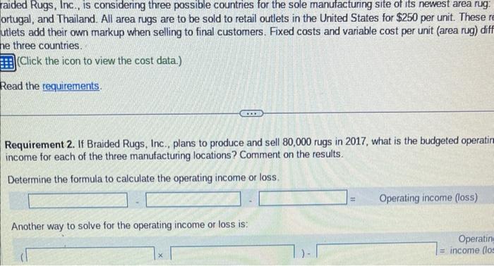 Italy. Portugal, and Thailand. All area rugs are to be sold to