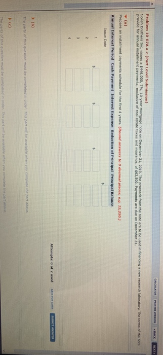  CALGATO PRINT VERSION RACK Problem 10-07A a-c (Part Level Submission) Splish