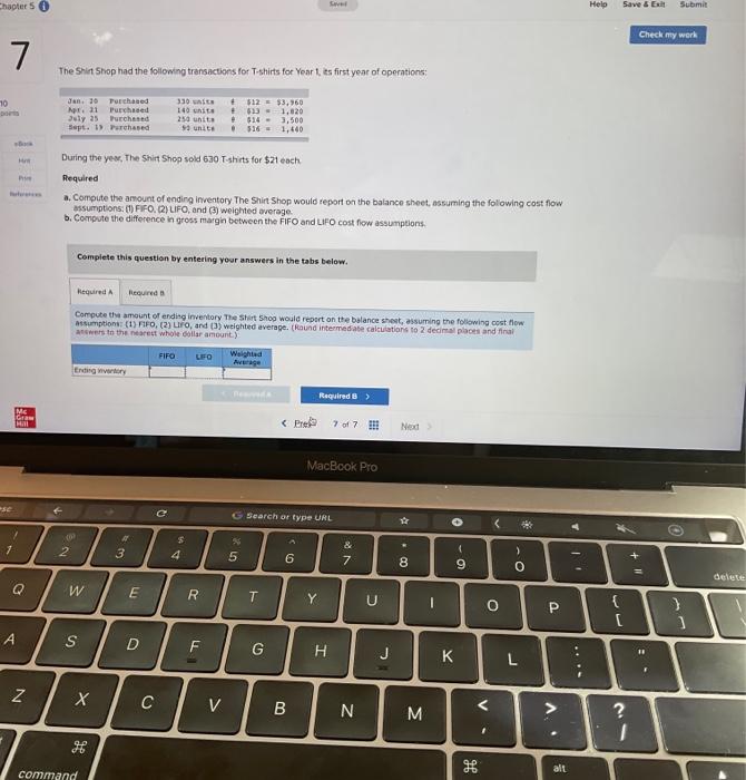  Chapter 50 Help Save & Exit Submit Check my werk 7