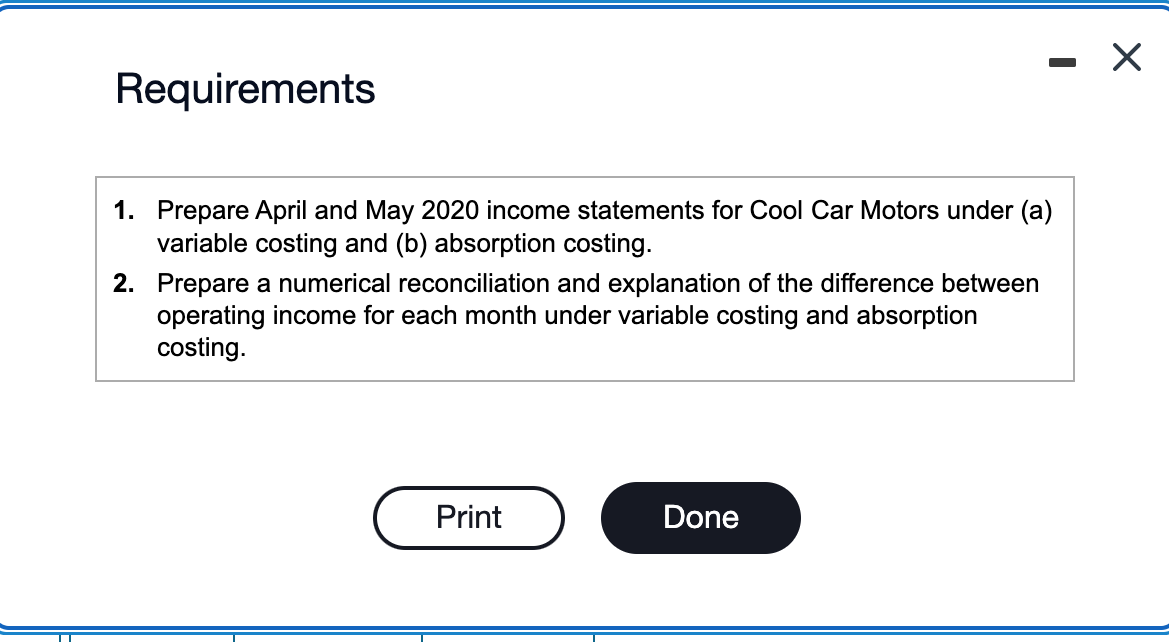 Actual data relating to April and May 2020 are as follows: (Click
