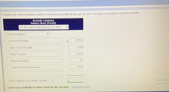 Taxes Payable 7,800 Uneamed Service Revenue 15.500 During January, the following selected