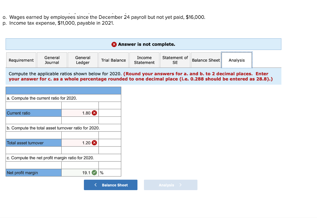 Statements, and Performing Ratio Analysis LO4-1, 4-2, 4-3, 4-4 (GL) Brothers Mike