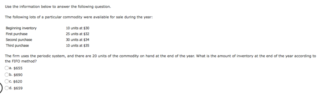 Use the information below to answer the following question. The following