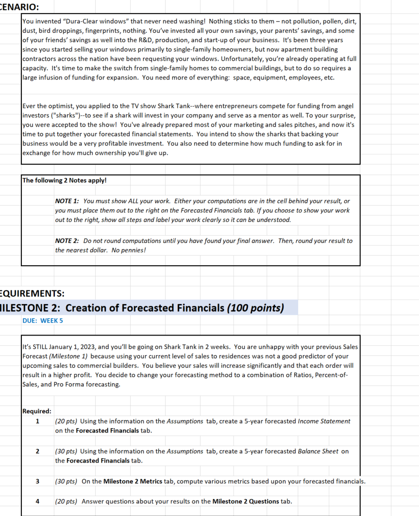 Please help (HINT: Enter Interest Expense as a positive number for