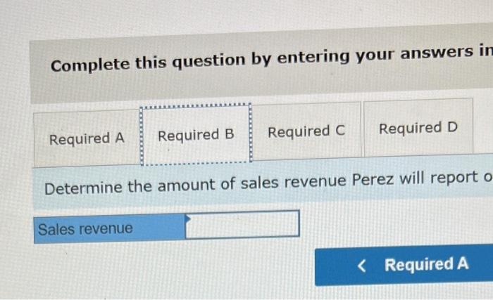 pointers over the Internet. Perez expects sales in January Year 1 to