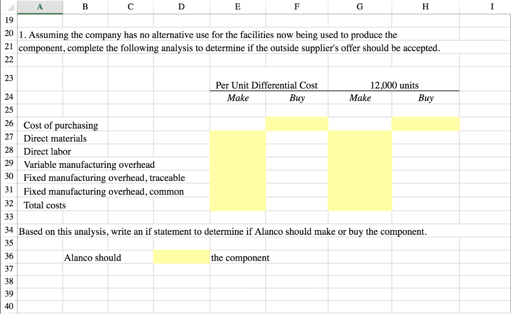 SOLVE AND PROVIDE EXCEL SOLUTIONS FOR EACH ANSWER EX: =a7+a8 PLEASE SOLVE