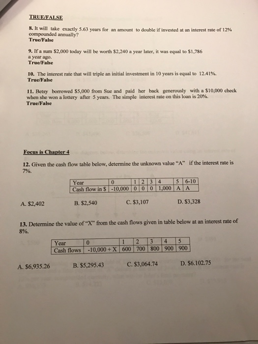 It will take exactly 5.63 years for an amount to double