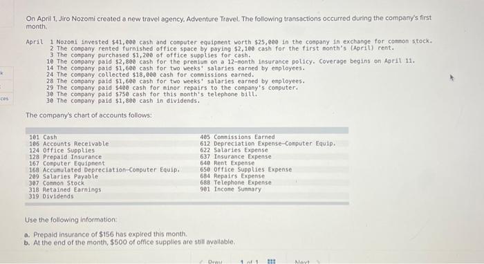  please help me with the question Prepare journal entries to close